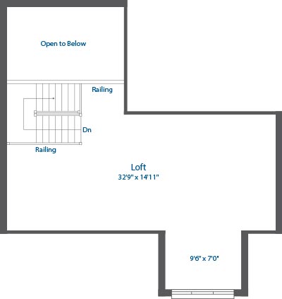Optional Loft of Cortland models.